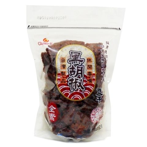 巧益 黑胡椒豆乾 350g