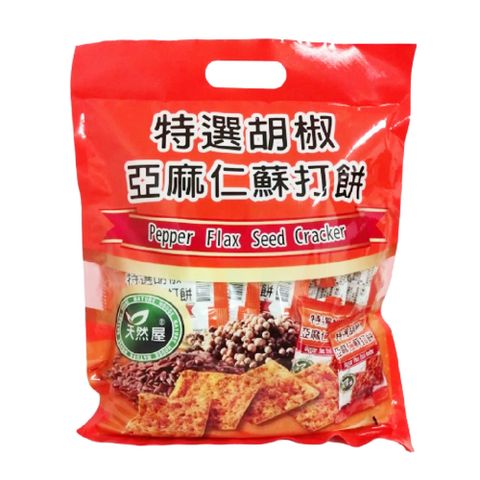 天然屋 特選胡椒亞麻仁蘇打餅 288g