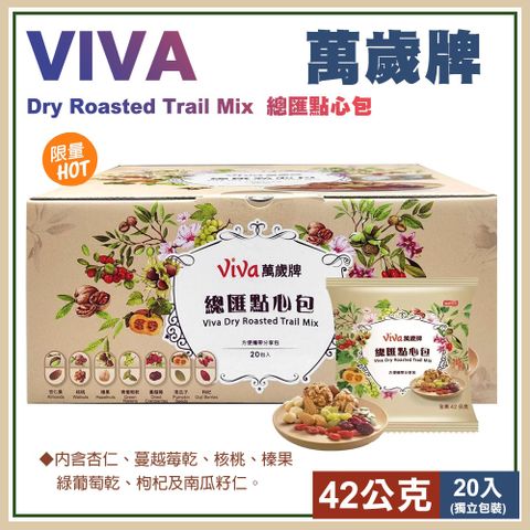 【萬歲牌】Viva 萬歲牌 總匯點心包42公克X 20入