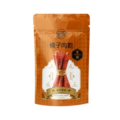 黑橋牌 黑豬燒肉風味厚燒條子肉乾 (110g 袋裝)