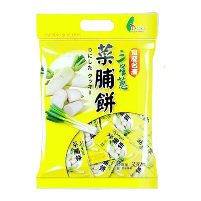  【台灣世家】三星蔥菜脯餅(300g/包)