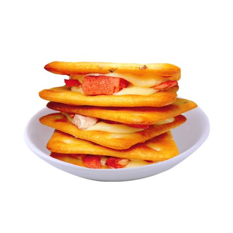 順便幸福-赤藻糖爆餡牛軋餅-初戀草莓15入x4包(果乾 下午茶 零食 甜點)