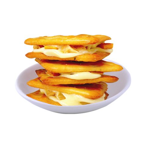 順便幸福-赤藻糖爆餡牛軋餅-戀夏芒果15入x2包(果乾 下午茶 零食 甜點)