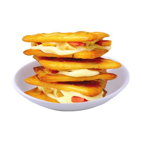 順便幸福-赤藻糖爆餡牛軋餅-戀夏芒果x1包+綜合果乾x1包(果乾 下午茶)