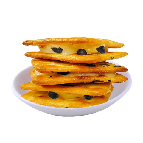 順便幸福-赤藻糖爆餡牛軋餅-奶香巧克力15入x4包(手工 下午茶 零食 甜點)