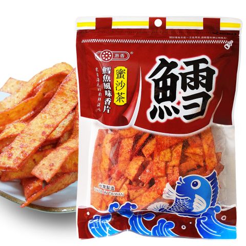 惠香 鱈魚風味蜜沙茶香片(230g/包)