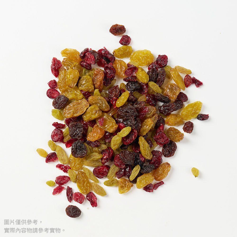  【誠實堅果】四色葡萄乾350gx3包(原味/黃金葡萄/蔓越莓/天然果乾/低卡/零食/低溫烘焙)