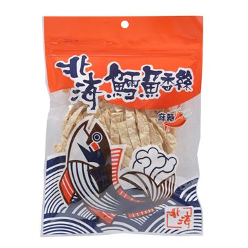北海鱈魚香絲-辣味(寬條) 99g