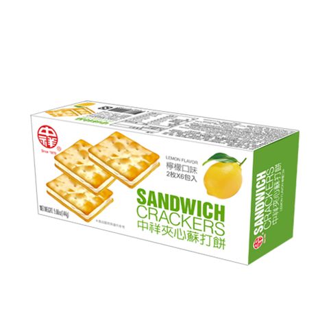 【中祥】檸檬夾心餅乾(144g)