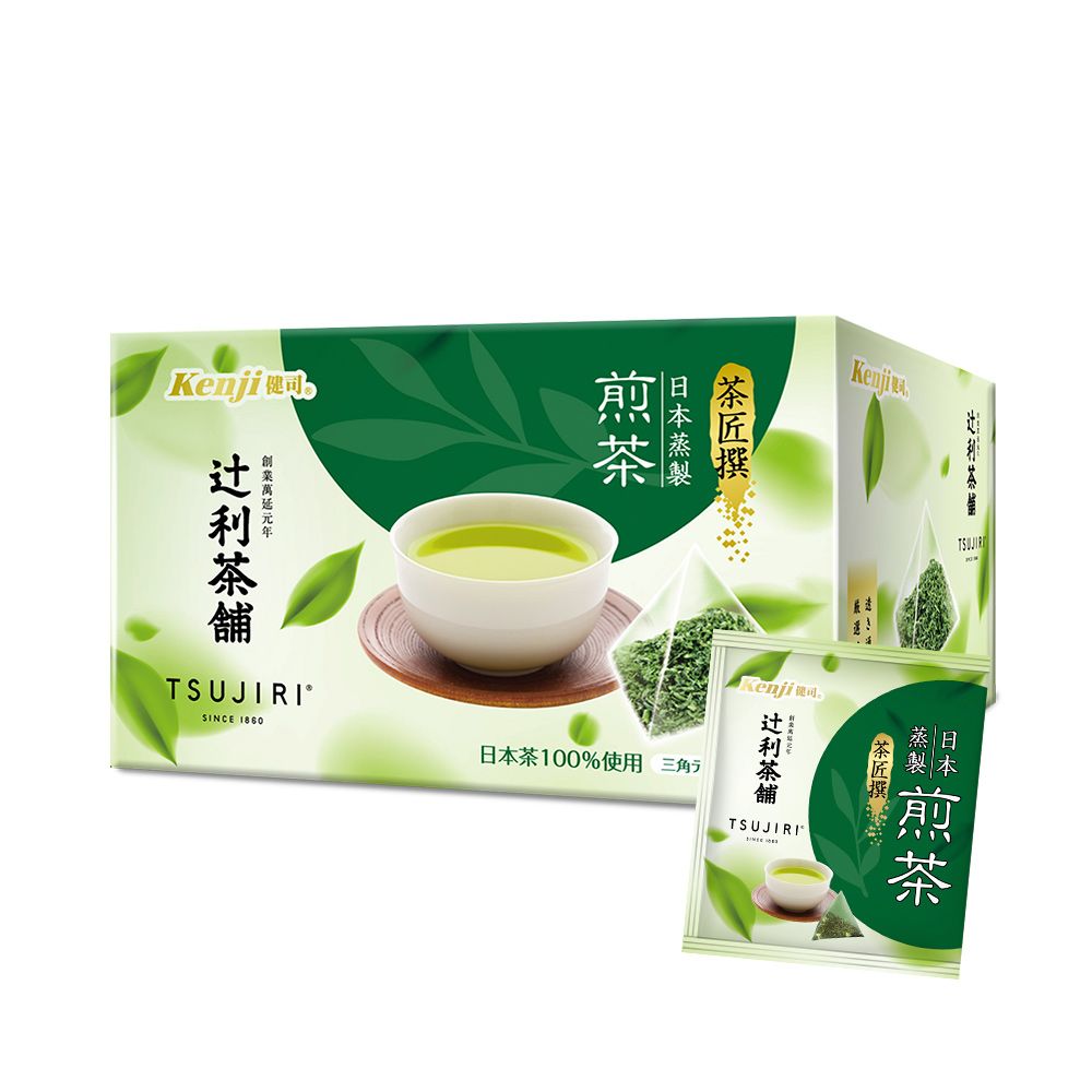 健司X 辻利】蒸製煎茶茶包18入(45g/盒) - PChome 24h購物