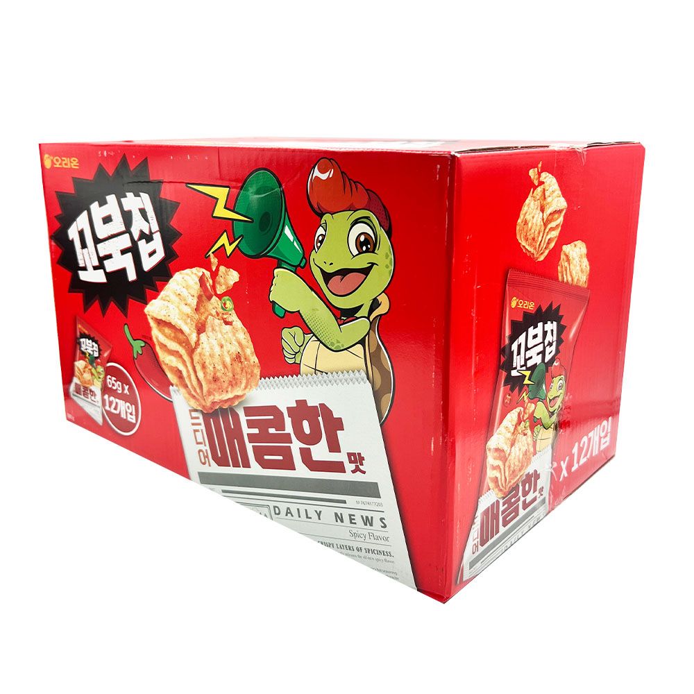 오리온65gx 12개입매콤한맛DAILY NEWSSpicy Flavor   SPICINESS오리온꼬북칩