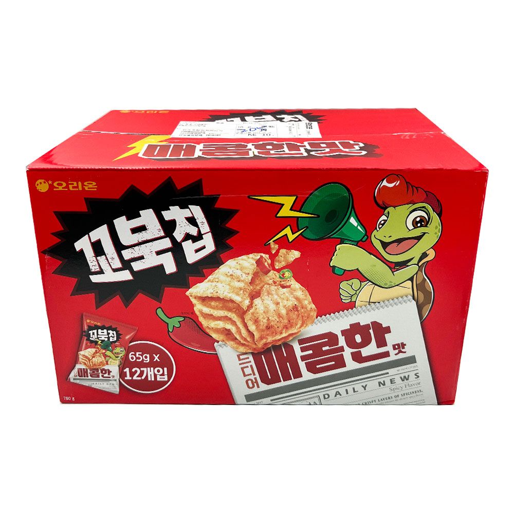 오리온꼬북칩65g x 12개입맛NEWSSpicy Flavor  OF DAILY