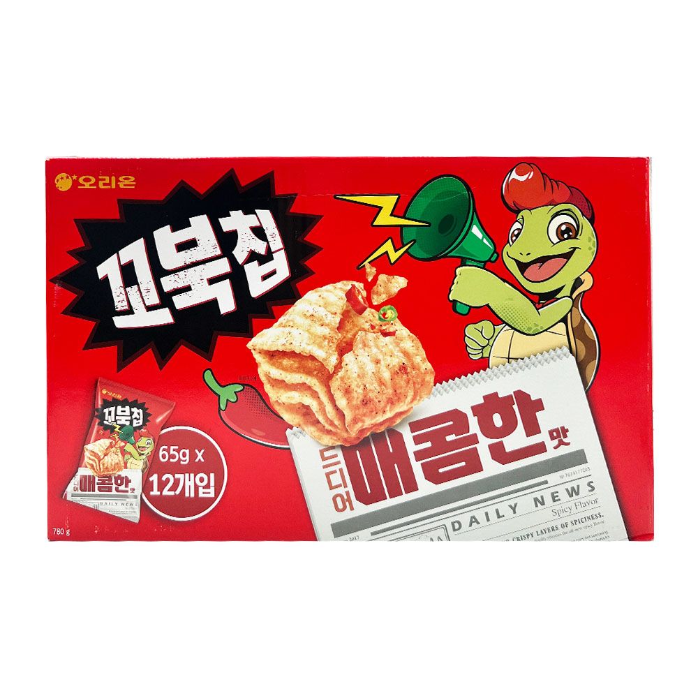 *오리온꼬북칩65g x 12개입 ,Spicy FlavorDAILY NEWS LAYERS OF SPICINESS780 g