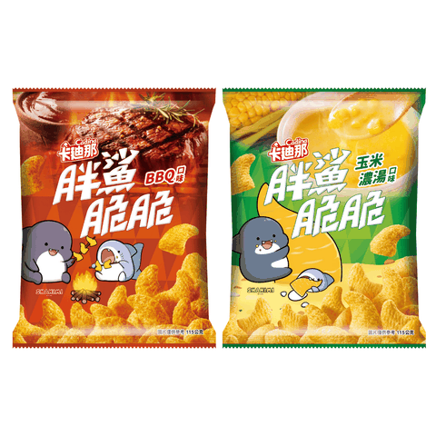 胖鯊脆脆 系列〔BBQ 玉米濃湯〕