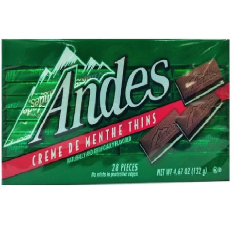 【ANDES】安迪士單薄荷可可薄片(132g)