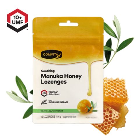 Comvita 康維他 紐西蘭橄欖葉麥蘆卡蜂蜜潤喉糖12粒