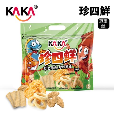 【KAKA】珍四鮮 120g 冠軍魷