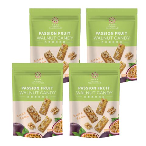 【櫻桃爺爺】 百香果核桃糕x4包(200g)