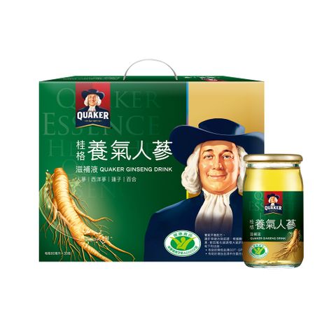 Quaker 桂格 養氣人蔘滋補液(60mlx30入x4盒)★雙11限定