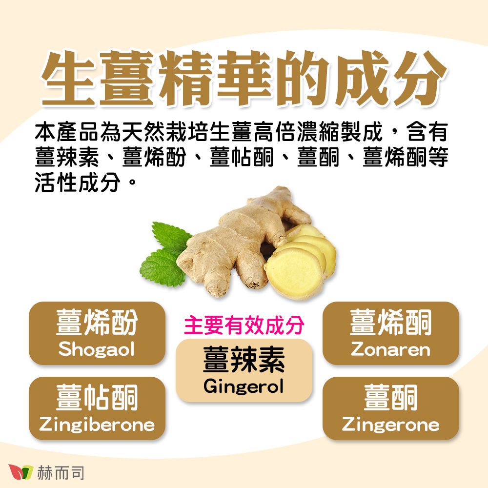 赫而司 天然生薑精華Ginger濃縮全素食膠囊(60顆*3罐)幫助消化,促進食慾,開胃,懷孕女性的親密好夥伴