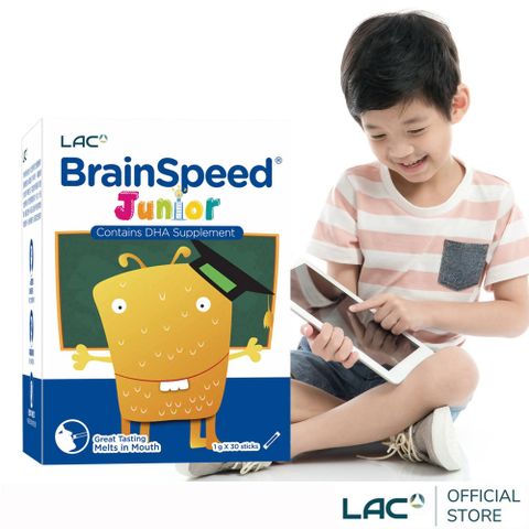 LAC 利維喜 兒童銳智敏粉末30包-綜合莓果口味(魚油/大豆萃取/磷脂醯絲胺酸/腦磷脂)