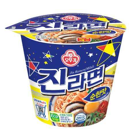 人氣商品韓國不倒翁(OTTOGI)金拉麵原味(杯裝)65g