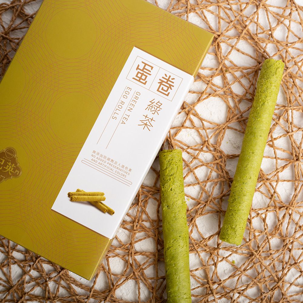 英記餅家  綠茶蛋卷