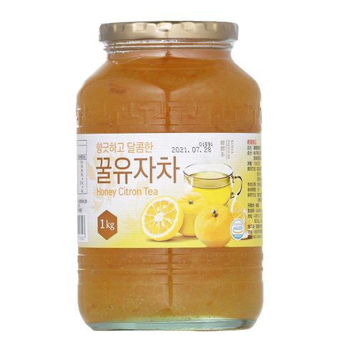 人氣商品韓國蜂蜜柚子茶1kg