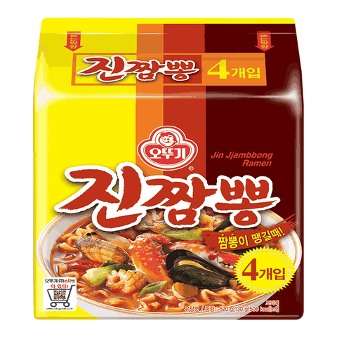 ★韓國第一海鮮泡麵★韓國不倒翁 金螃蟹海鮮風味拉麵130gx4入
