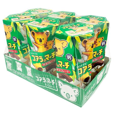 LOTTE 小熊餅乾-巧克力(37gx6盒)