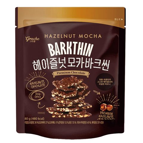 原裝進口韓國三光-榛果摩卡巧克力片80g