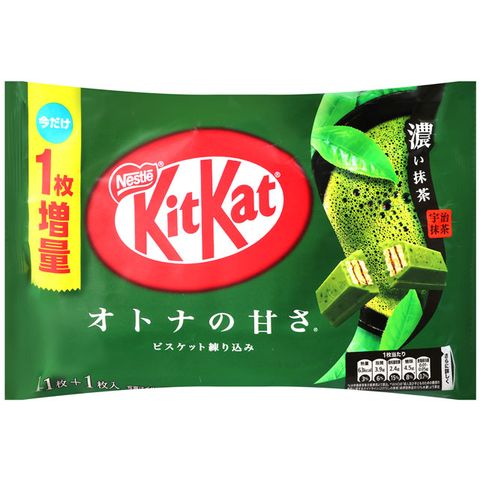 雀巢 KitKat抹茶風味餅乾-家庭包 (135.6g)