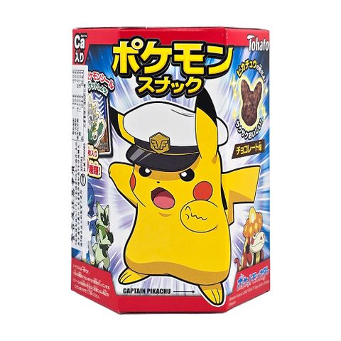 日本卡通六角盒可可風味餅23g