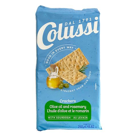 好康推薦《Colussi》義大利可露希蘇打餅(橄欖油迷迭香味) 250g