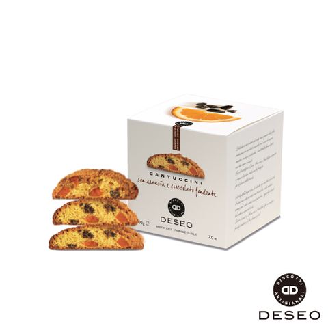 【DESEO】義大利蜜橙丁黑巧克力手工餅乾 脆餅