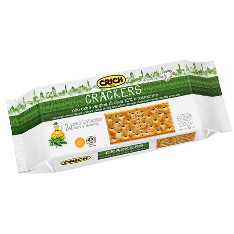 CRICH 克里奇義大利橄欖油迷迭香蘇打餅250g