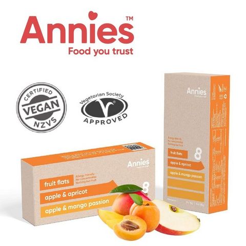 【壽滿趣】紐西蘭Annies全天然水果條(杏桃+百香芒果口味)10g*8入(單片裝)