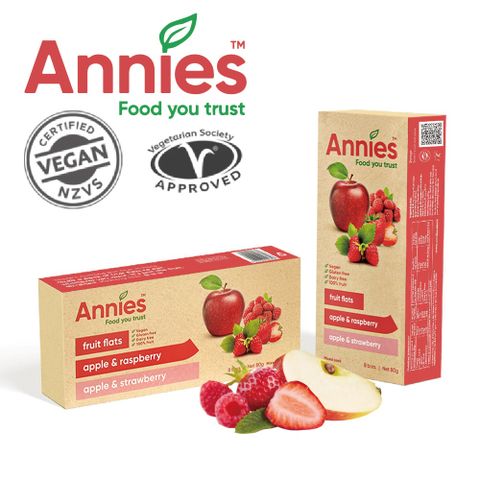 【壽滿趣】紐西蘭Annies全天然水果條(覆盆莓+草莓口味)10g*8入(單片裝)