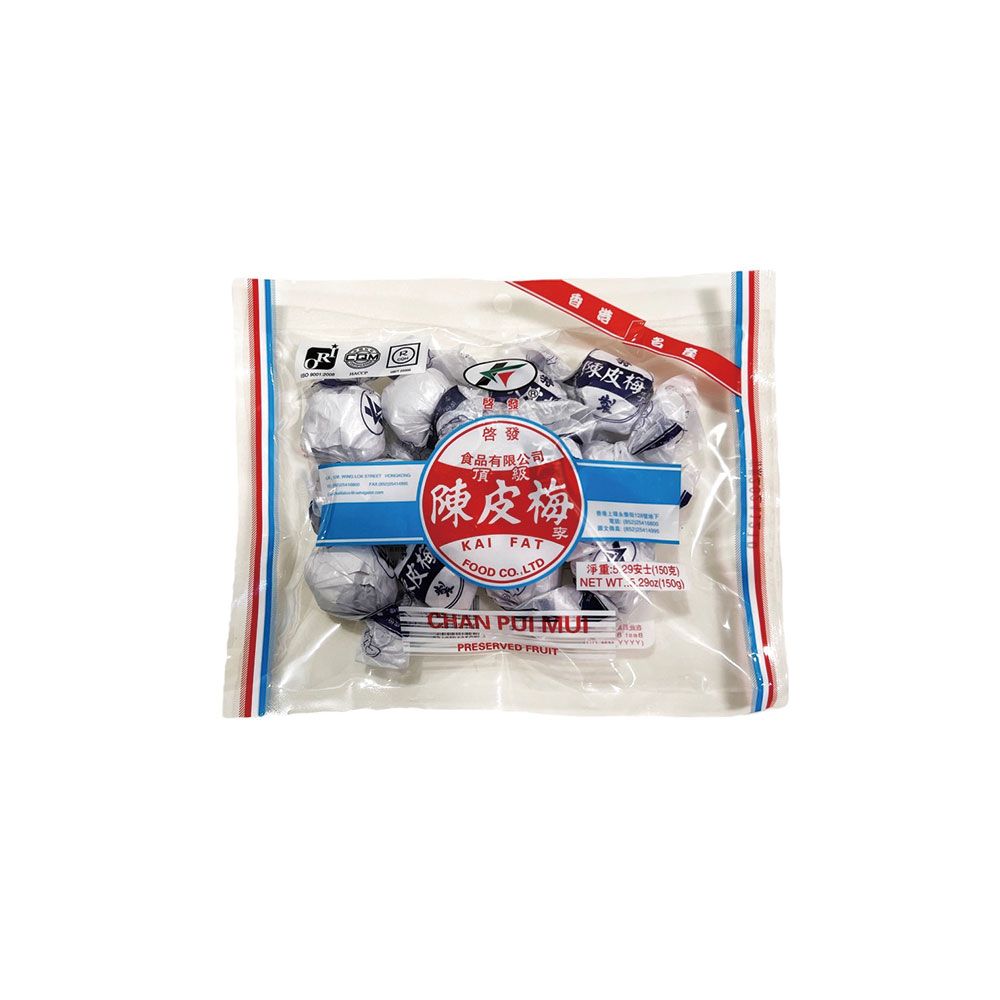  頂級啓發陳皮梅李150G