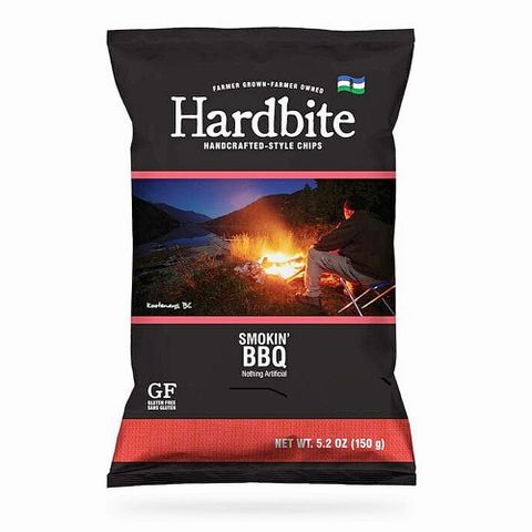 【加拿大HARDBITE】煙燻BBQ風味洋芋片150G