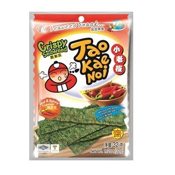 泰國小老板 小老板厚片海苔-辣香味(6入)