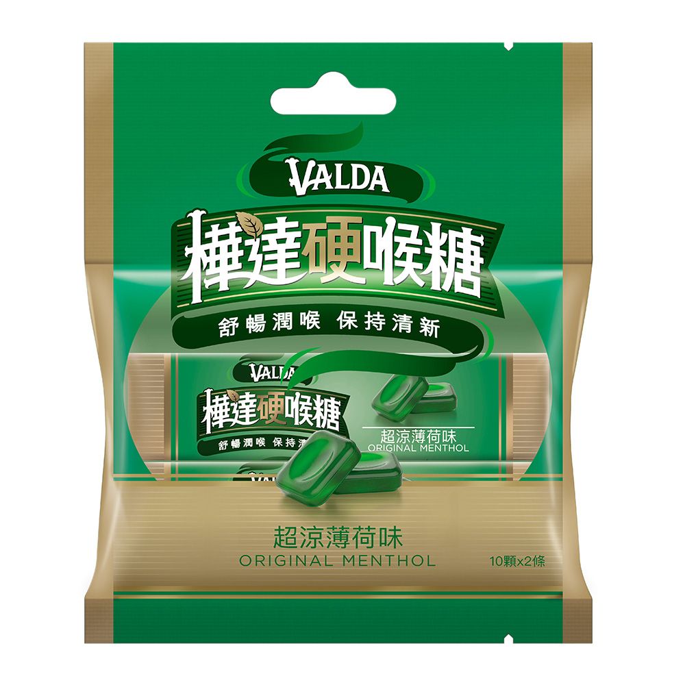 樺達 硬喉糖-超涼薄荷(38gx2條)