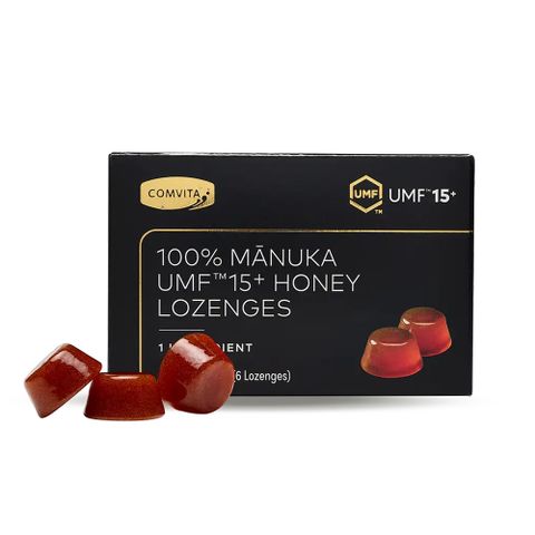 紐西蘭Comvita UMF15+麥蘆卡蜂蜜潤喉糖 6粒