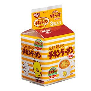 日清元祖雞迷你3入袋麵-雞汁風味(20gx3入)