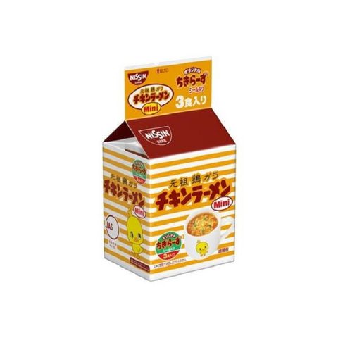 Nissin 日清 元祖雞迷你3入袋麵-雞汁風味(20gx3入)