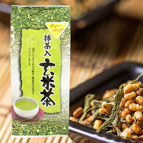 日本藤二 零負擔的好茶藤二嚴選抹茶玄米茶包80g