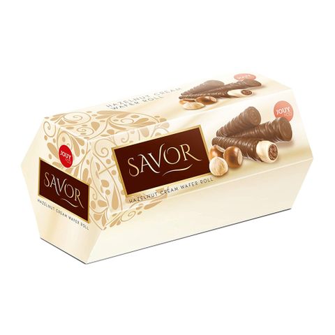 熱銷全球巧克力品牌荷蘭JOUY-榛果巧克力捲心酥禮盒162g