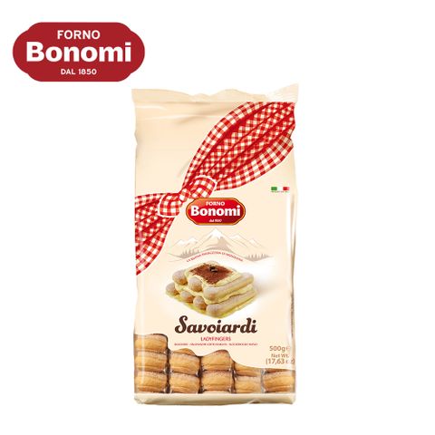 【Bonomi 白朗妮】義大利 手指餅乾 500g (拇指餅乾-點心)
