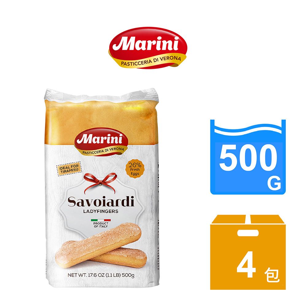 Marini 馬諾尼 手指餅乾 500g x 4包