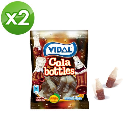 Vidal 可樂瓶造型QQ軟糖 100g X2